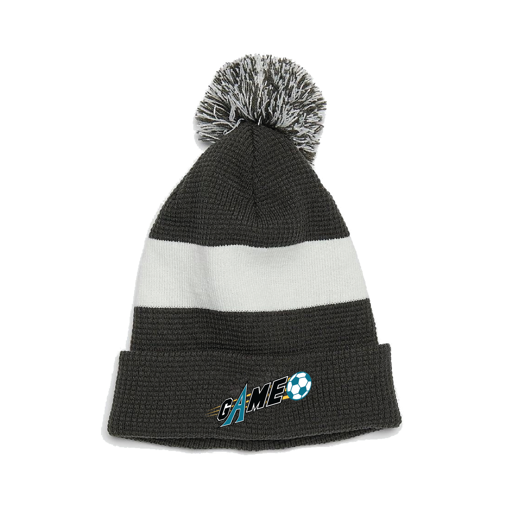 Team Online Ordering, A Game Nike Authentic Pom Beanie Anthracite/White