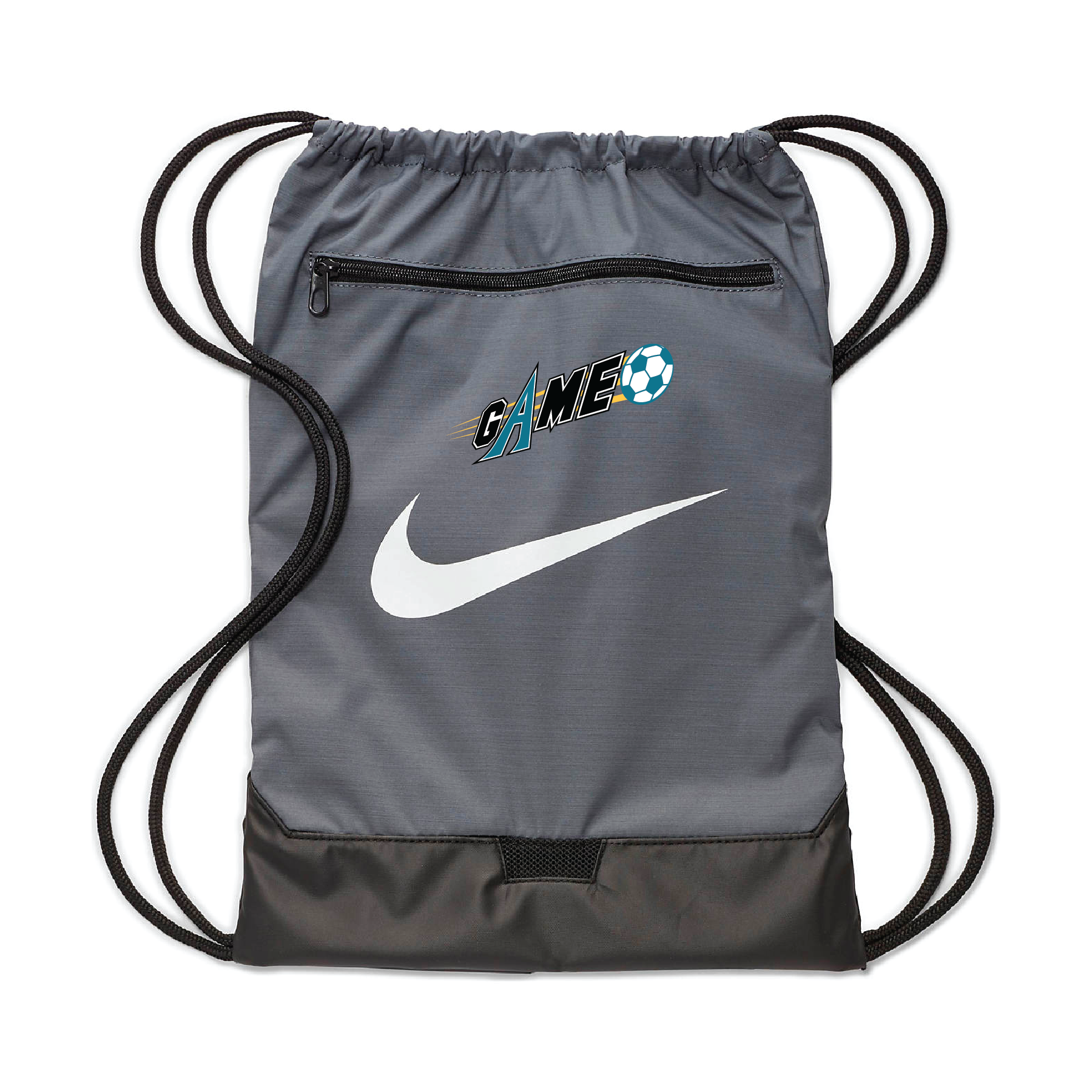 Team Online Ordering, A Game Nike Brasilia String Bag Grey