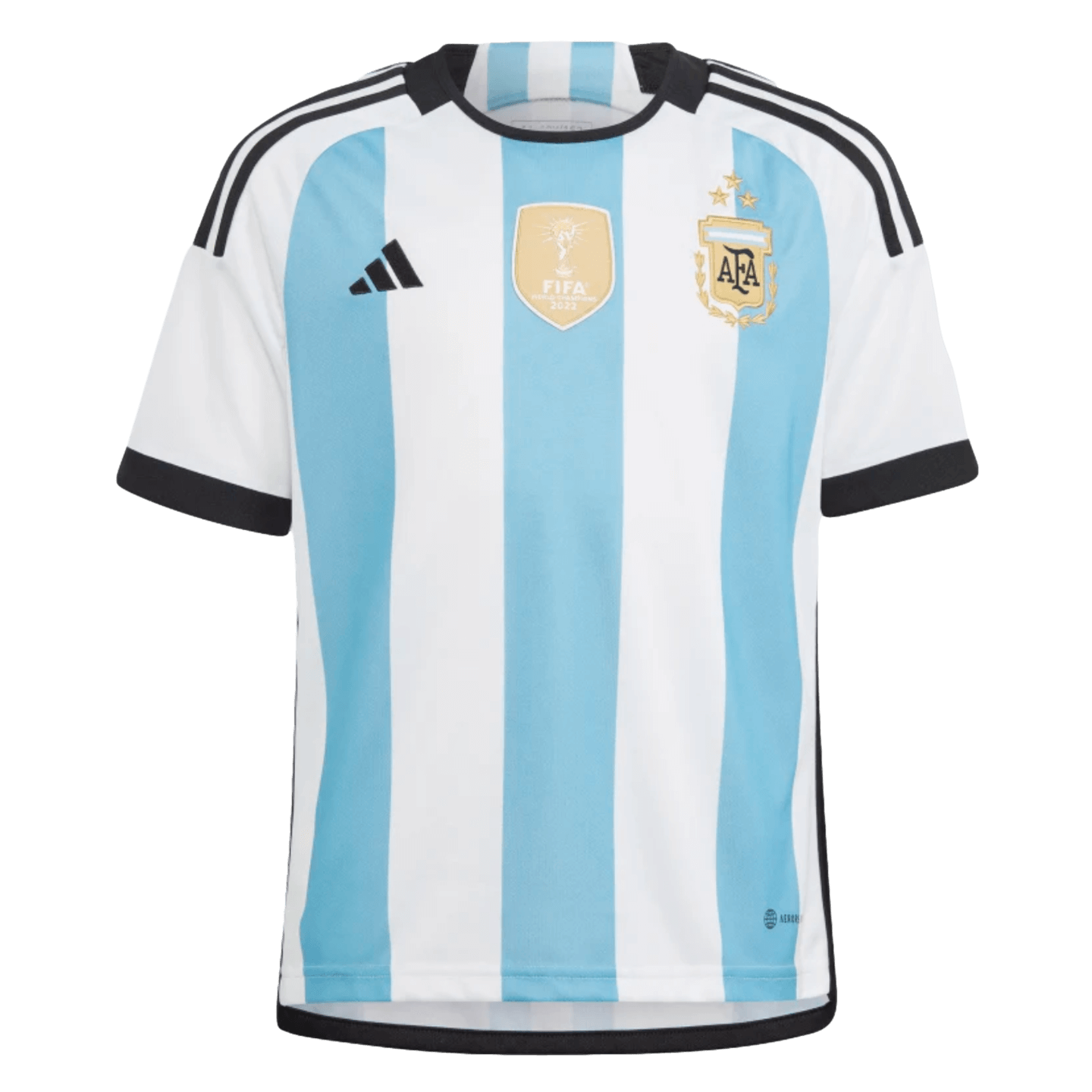 Adidas, Adidas Argentina 2022 Youth 3-Star Winners Home Jersey