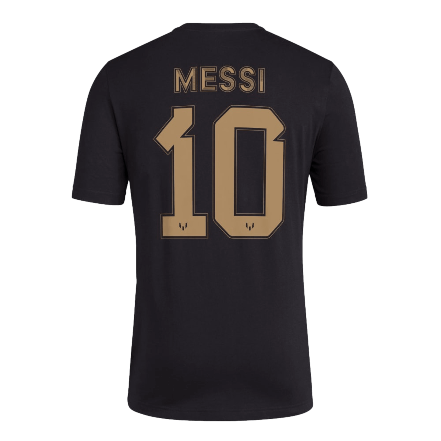 Adidas, Adidas Messi Gold Name and Number Tee