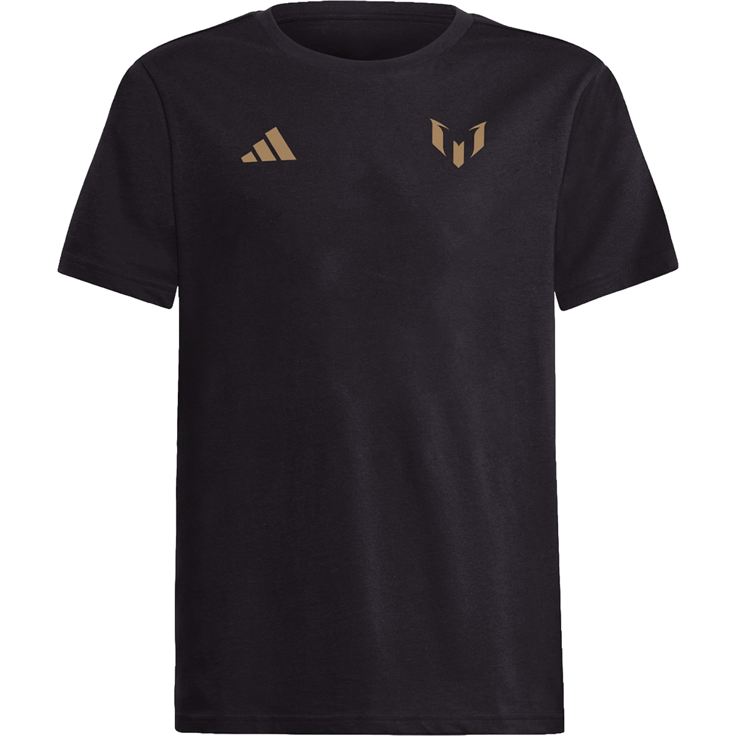 Adidas, Adidas Messi Name & Number Gold Youth Tee