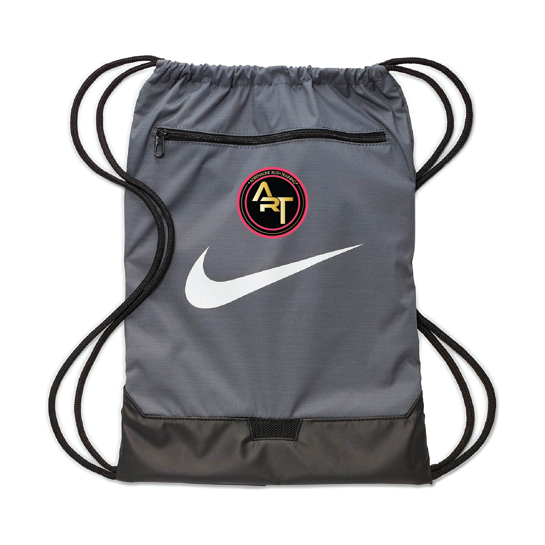 Team Online Ordering, Adrenaline Rush Training Nike Brasilia String Bag Grey