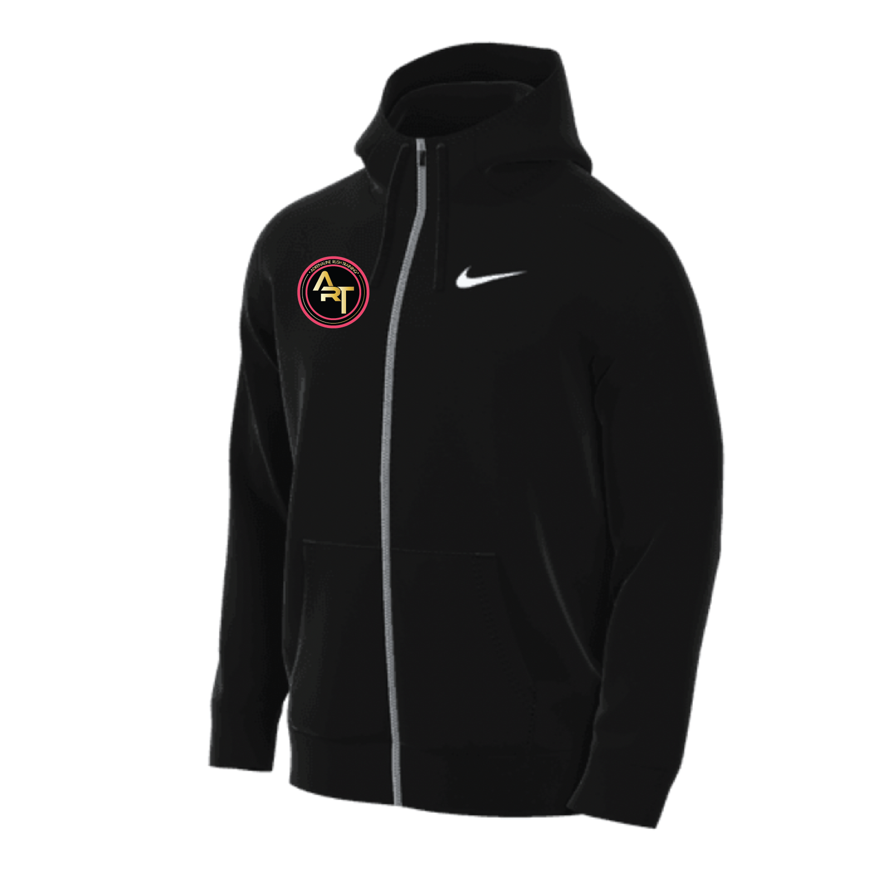 Team Online Ordering, Adrenaline Rush Training Nike Fleece Full-Zip Hoodie Black