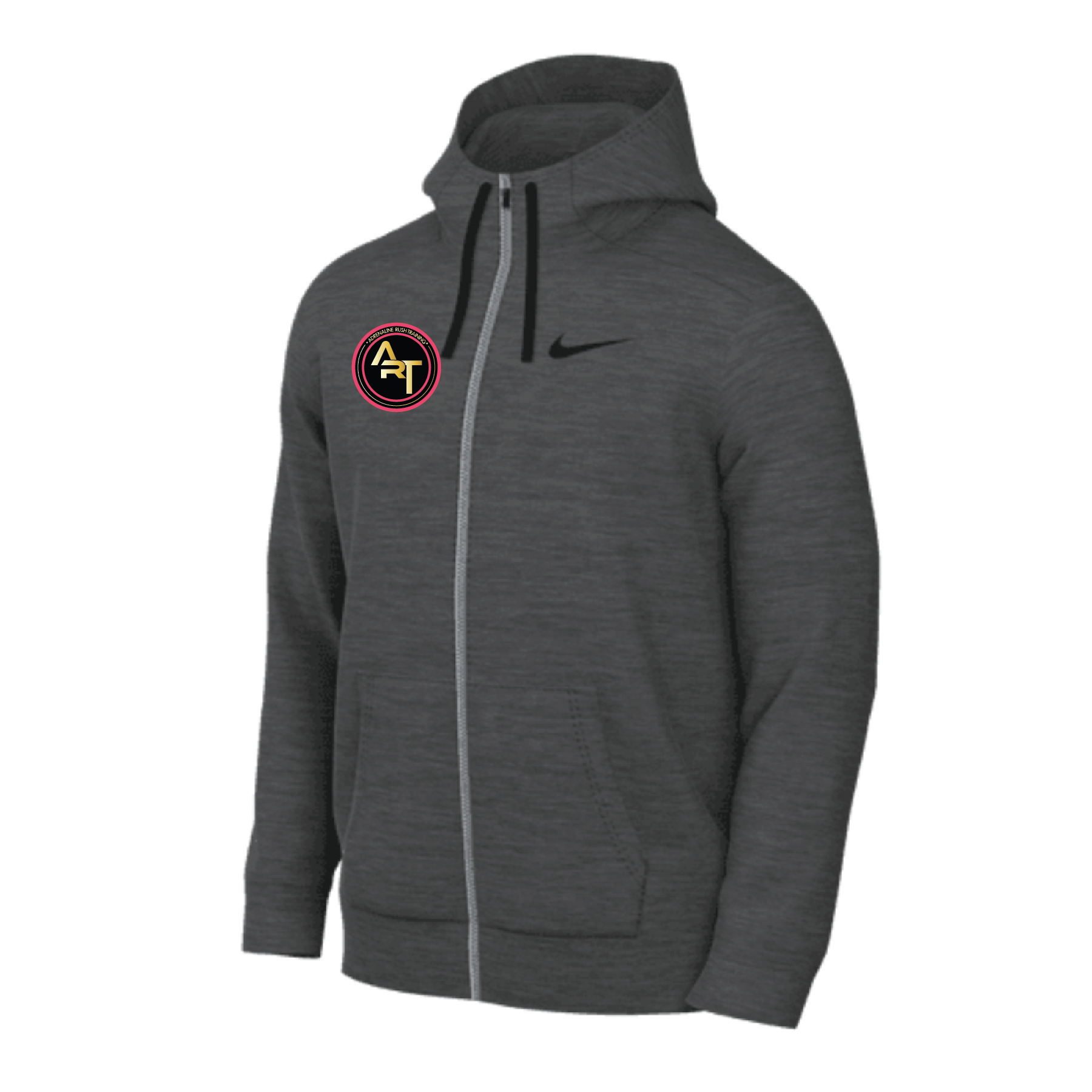 Team Online Ordering, Adrenaline Rush Training Nike Fleece Full-Zip Hoodie Grey