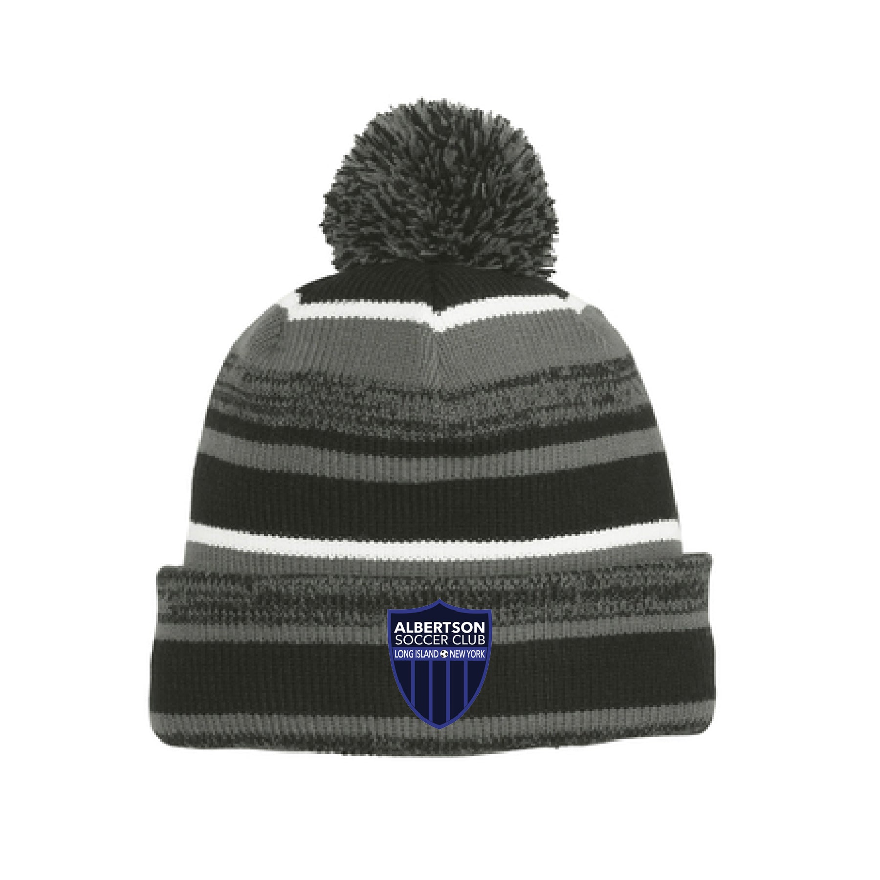 Team Online Ordering, Albertson - New Era Sideline Bobble Beanie Black