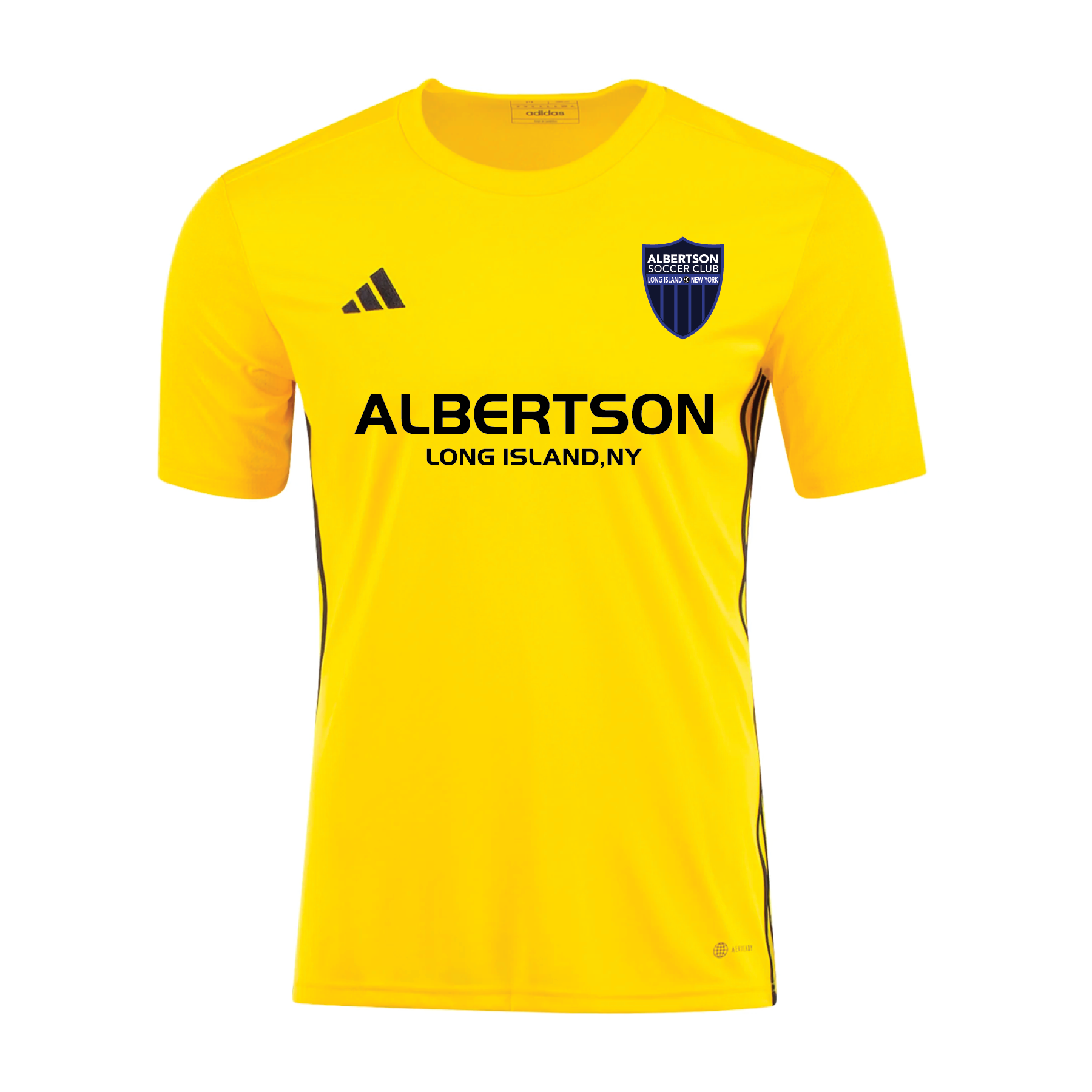 Team Online Ordering, Albertson SC Junior Academy adidas Tabela 23 Jersey Gold/Black