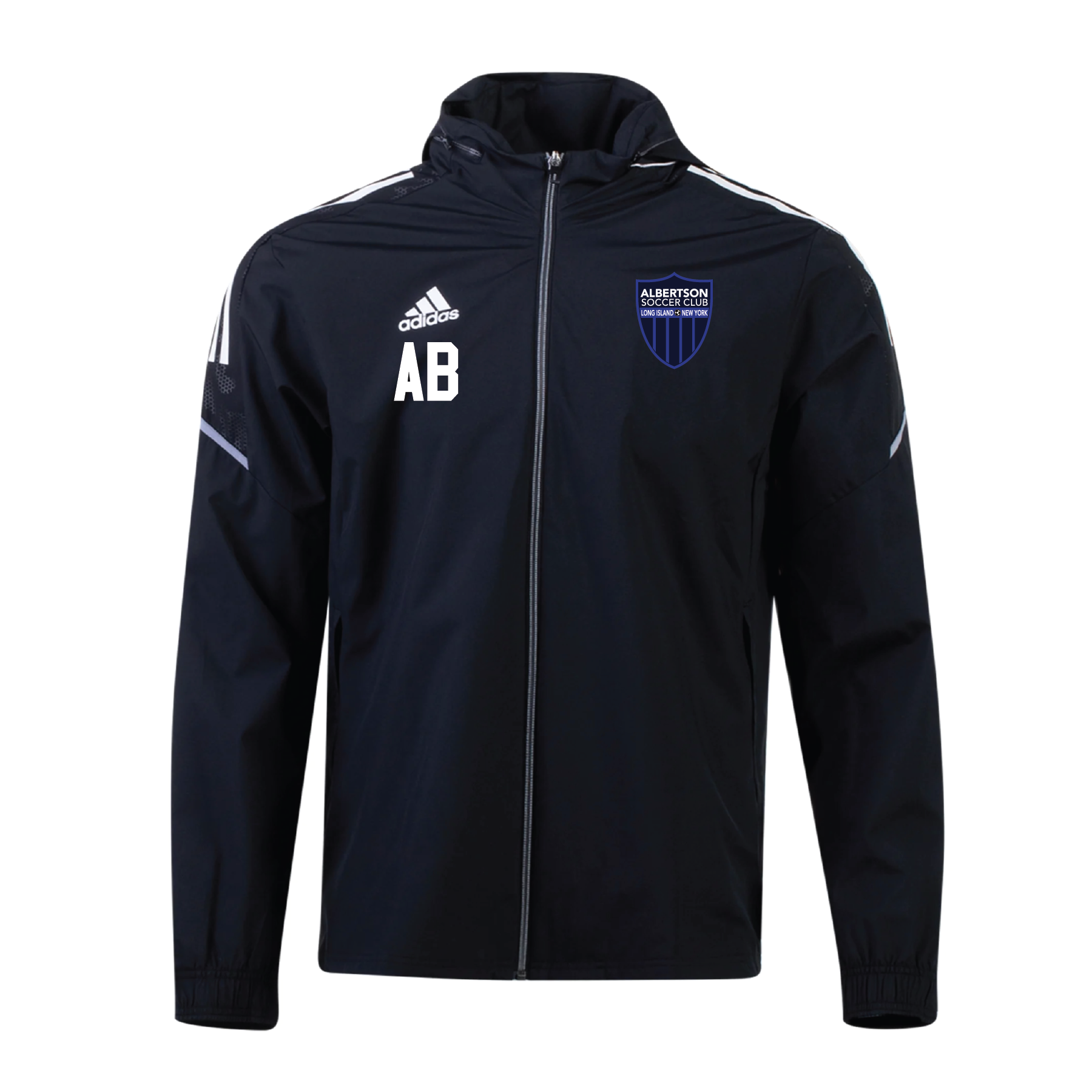 Team Online Ordering, Albertson SC adidas Condivo 21 All Weather Jacket Black/White