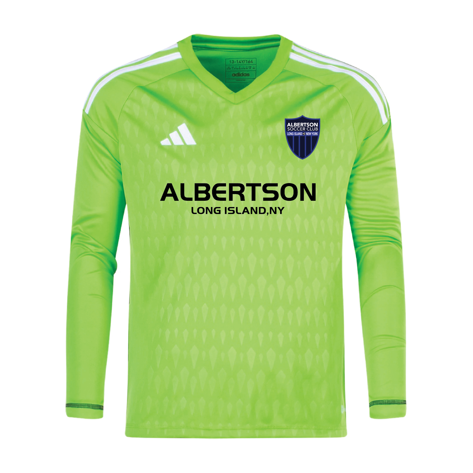 Team Online Ordering, Albertson SC adidas Tiro 23 Long Sleeve Goalkeeper Jersey Green