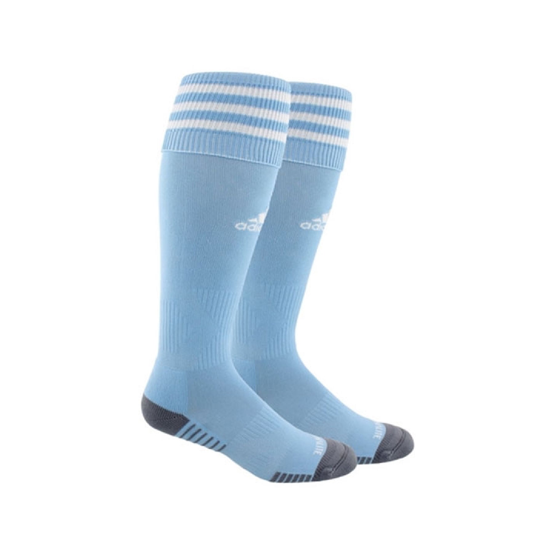 Team Online Ordering, Albertson adidas Copa Zone Cushion IV Away Game Uniform Socks Light Blue