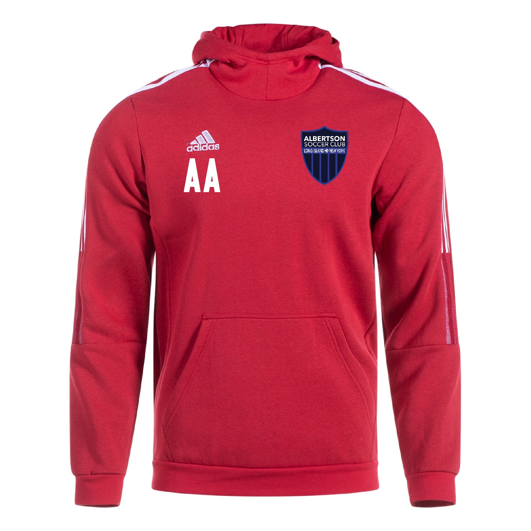 Team Online Ordering, Albertson adidas Tiro 21 Hoodie Red