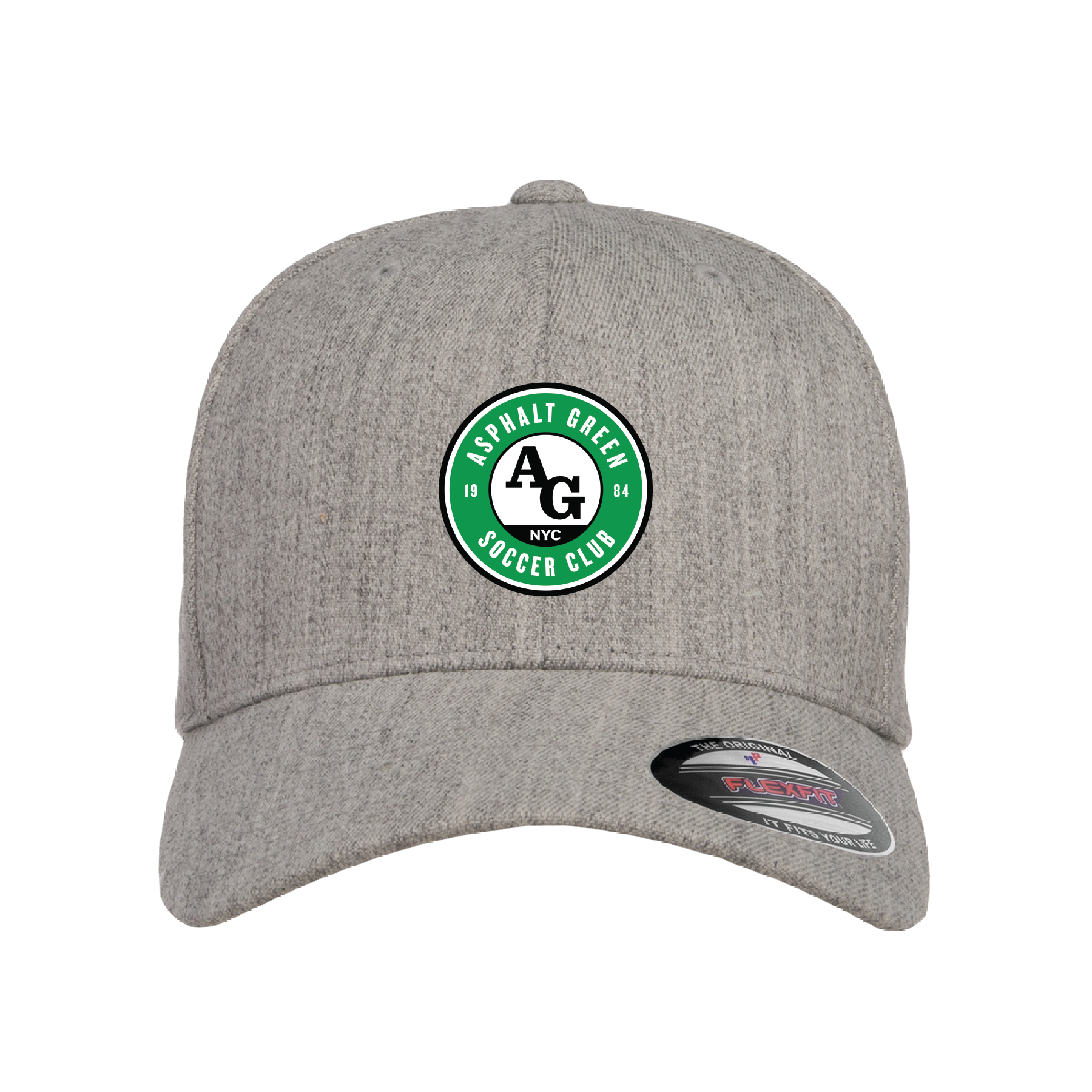 Team Online Ordering, Asphalt SC Flexfit Wool Blend Fitted Cap Heather Grey