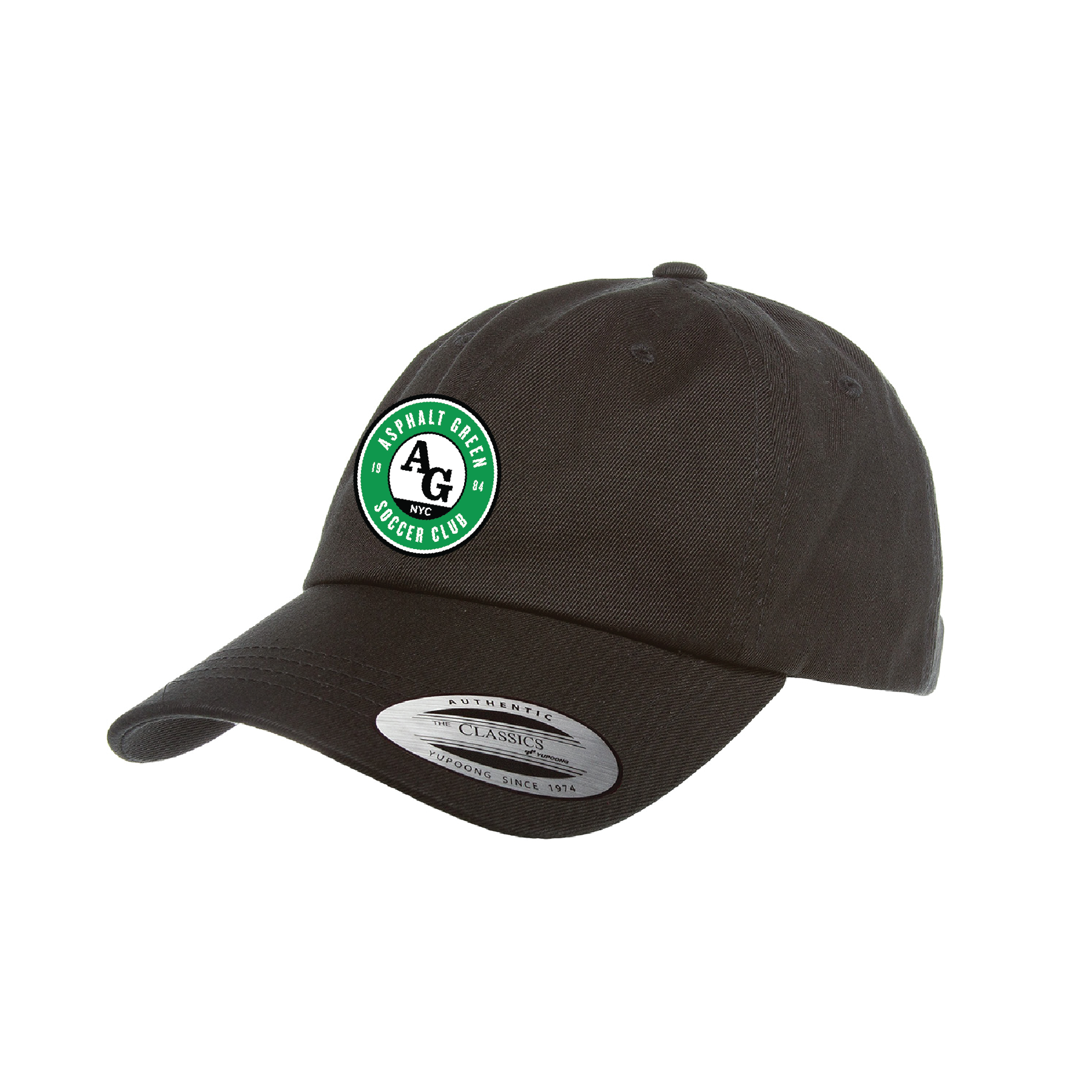 Team Online Ordering, Asphalt SC Yupoong Cotton Twill Dad Cap Black