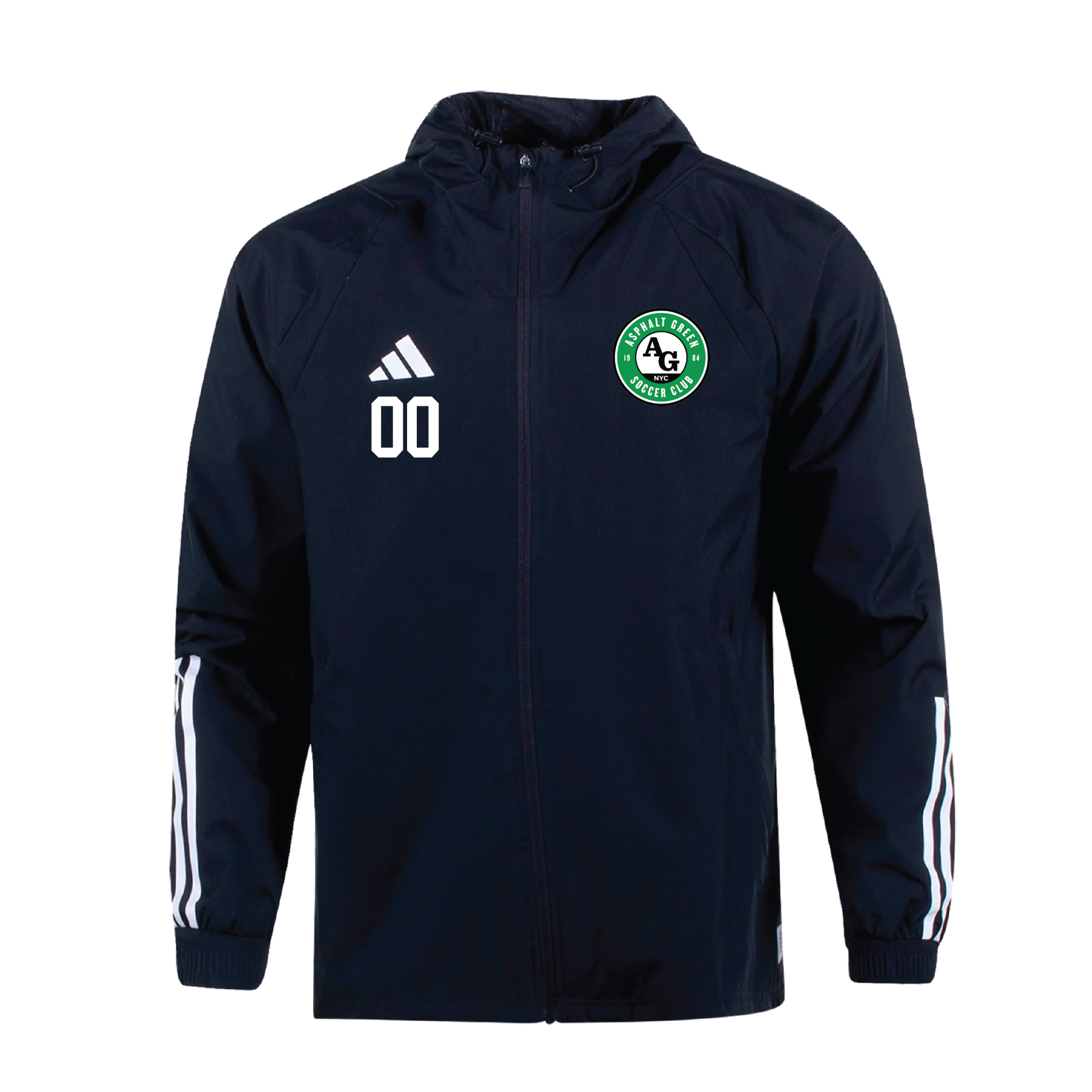 Team Online Ordering, Asphalt SC adidas Tiro 23 All Weather Jacket Black