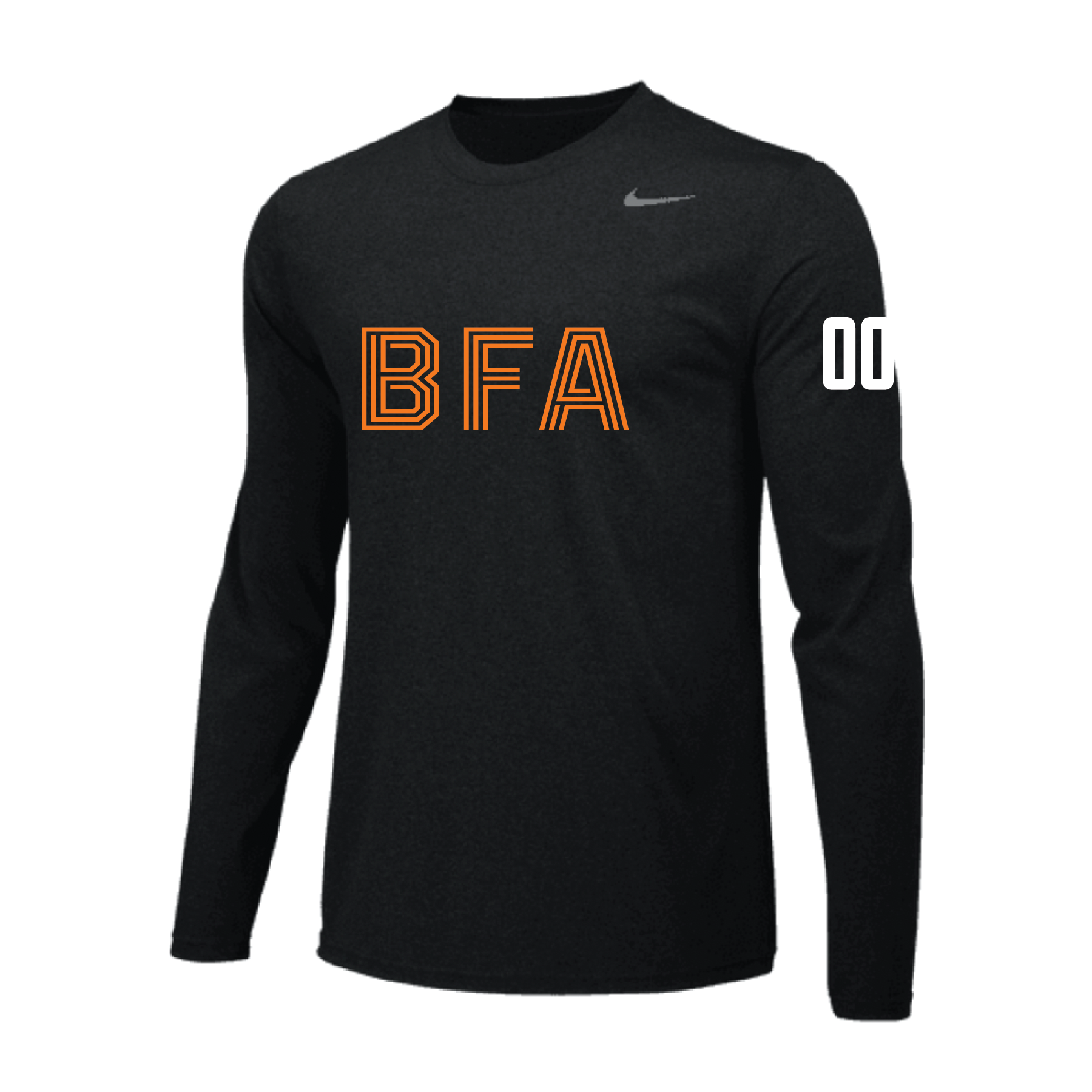 Team Online Ordering, BFA (Name) Nike Legend LS Shirt Black