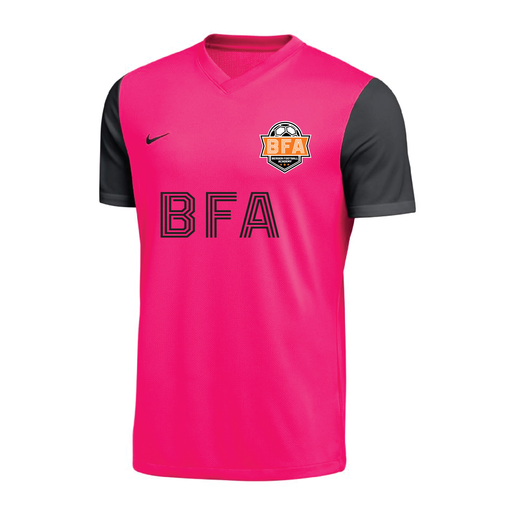 Team Online Ordering, BFA Nike Tiempo Premier II Goalkeeper Jersey Pink/Black