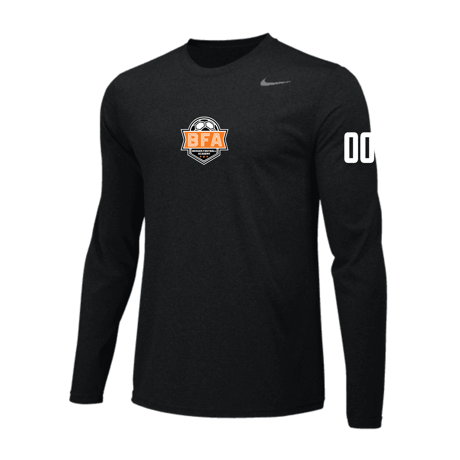 Team Online Ordering, BFA (Patch) Nike Legend LS Shirt Black