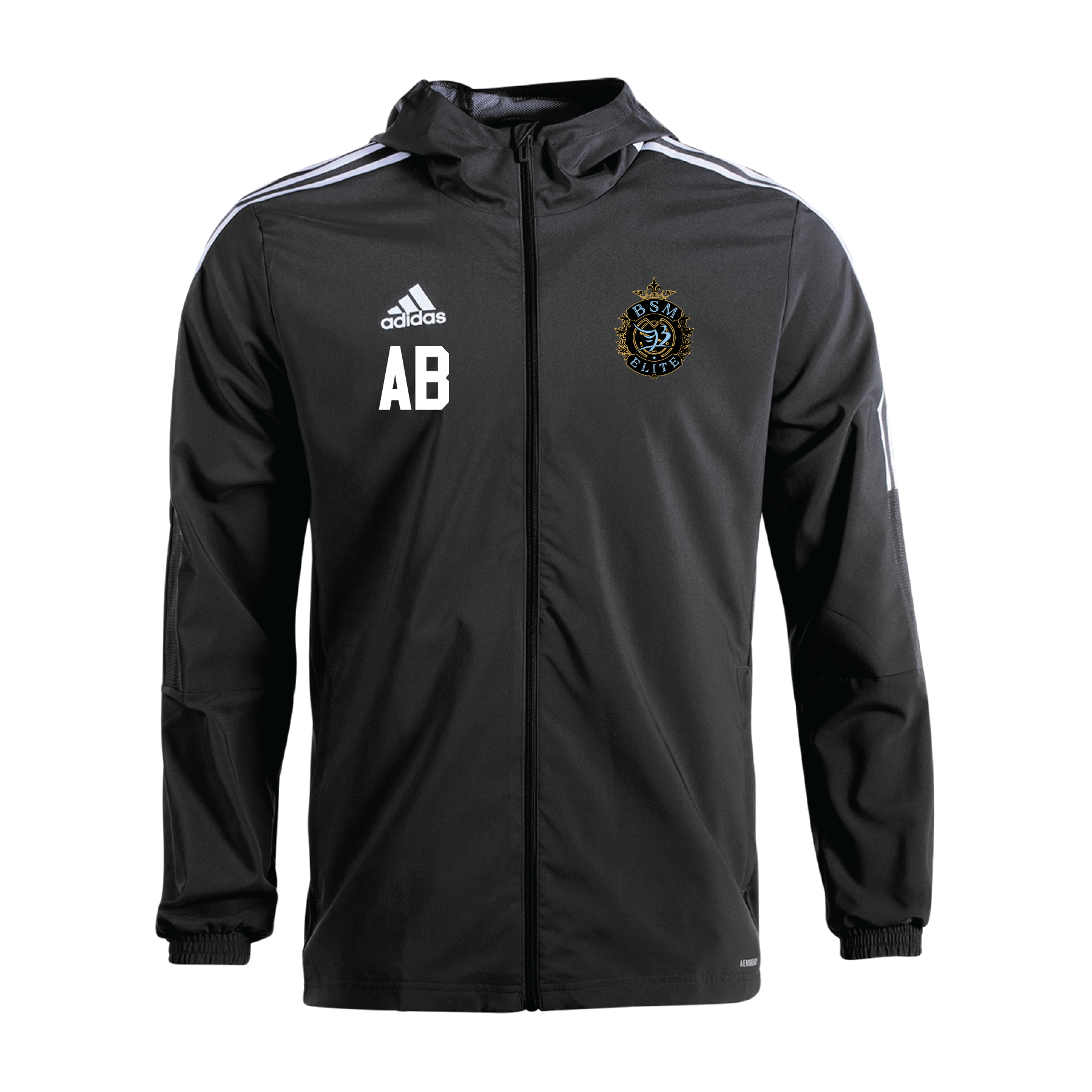 Team Online Ordering, BSM Elite Coaches adidas Tiro 21 Windbreaker Black