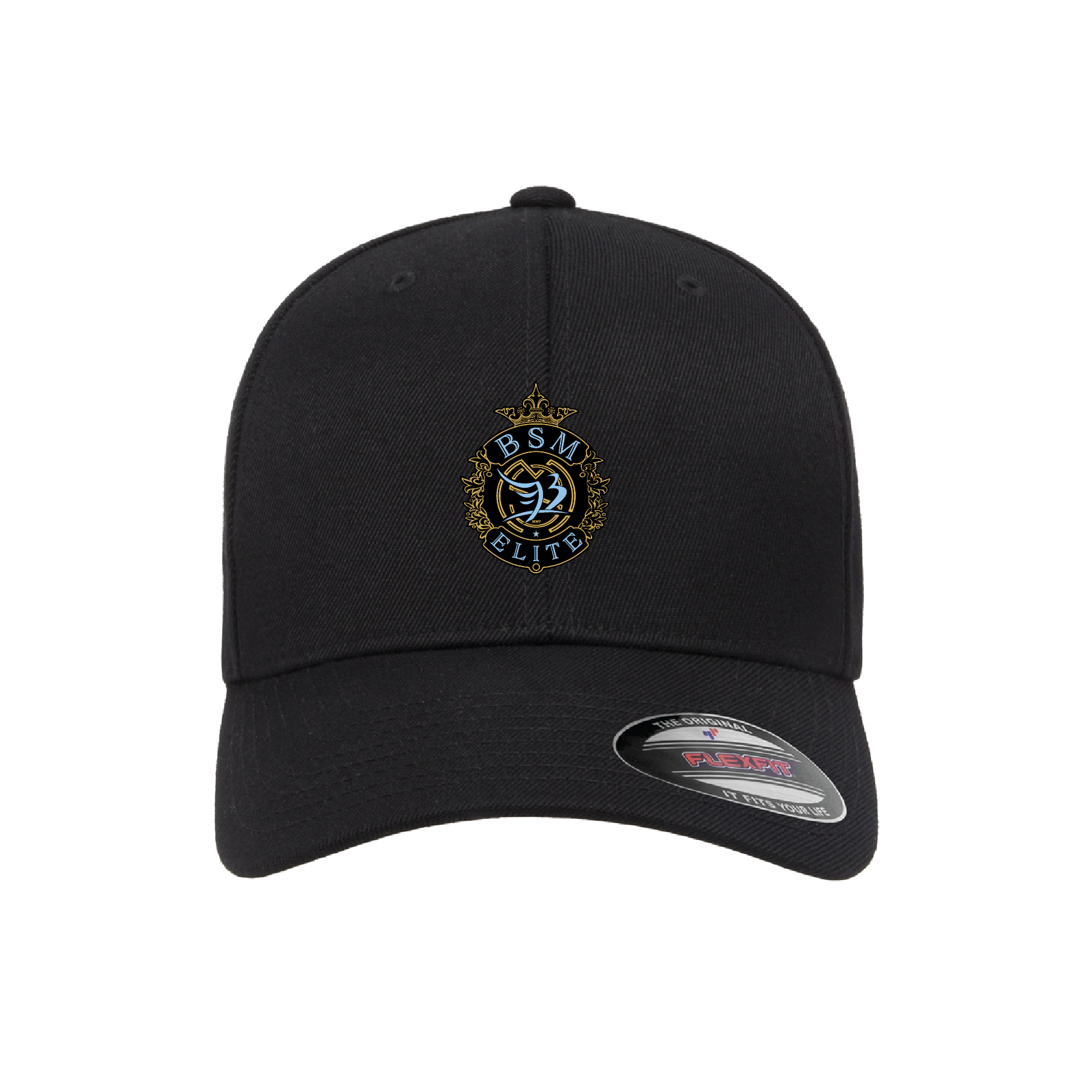 Team Online Ordering, BSM Flexfit Wool Blend Fitted Cap Black