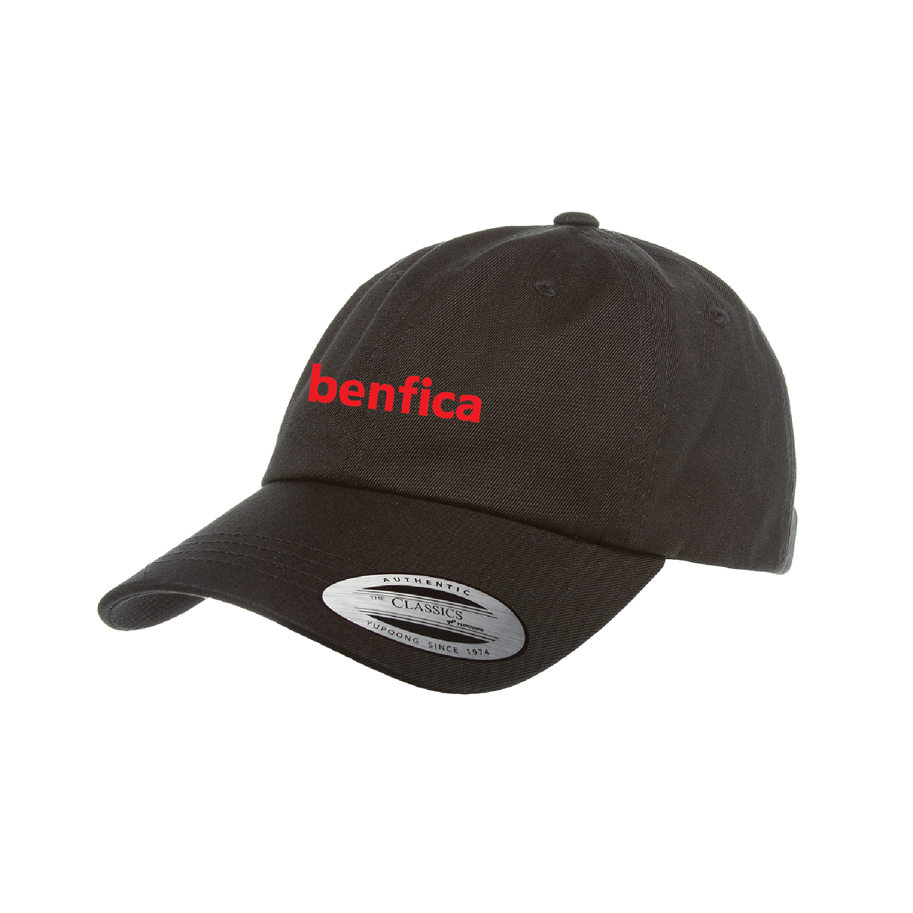 Team Online Ordering, Benfica AZ Seniors Yupoong Cotton Twill Dad Cap Black