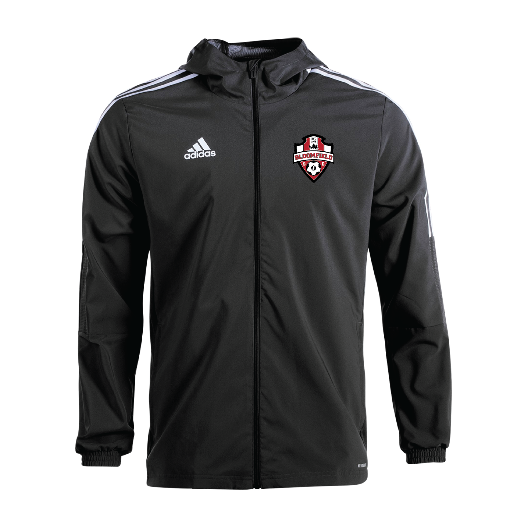 Team Online Ordering, Bloomfield SC FAN adidas Tiro 21 Windbreaker Black