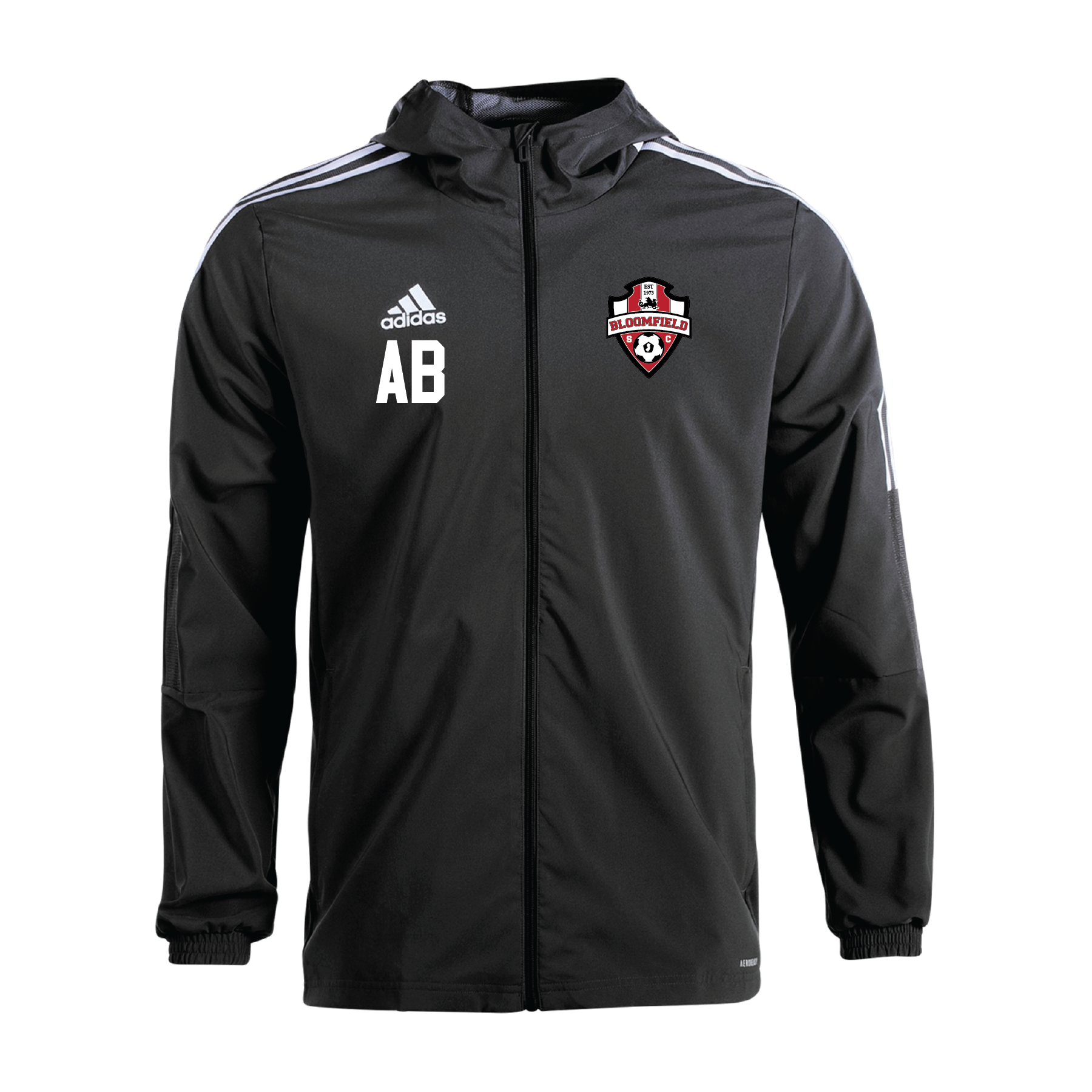 Team Online Ordering, Bloomfield SC adidas Tiro 21 Windbreaker Black