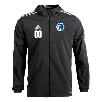 Team Online Ordering, Brooklyn Italians adidas Tiro 21 Windbreaker Black