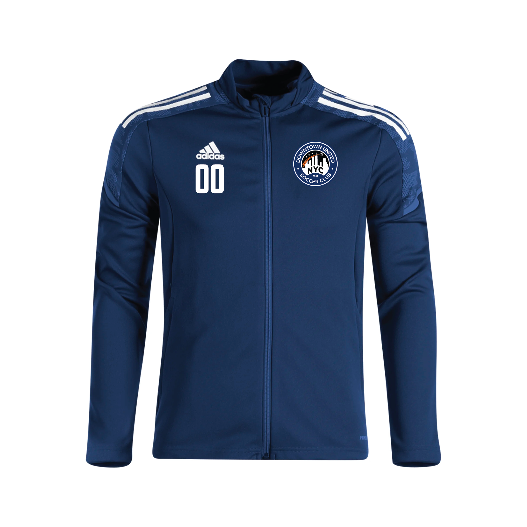 Team Online Ordering, DUSC Girls adidas Condivo 21 Track Jacket - Navy/White