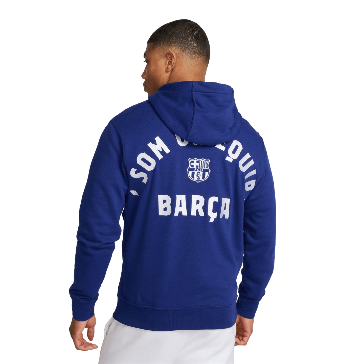 Nike, Nike Barcelona Club Fleece French Terry Pullover Hoodie