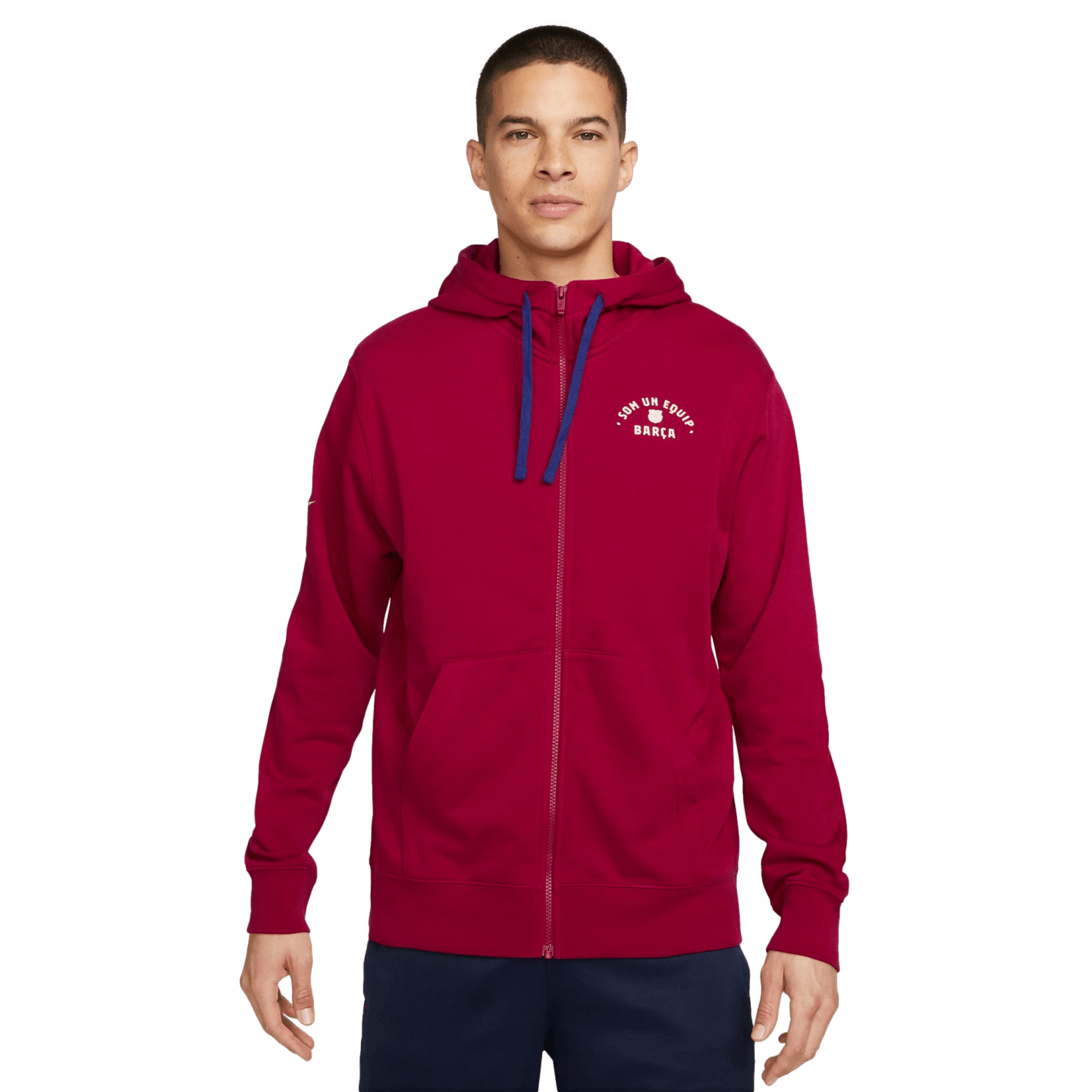 Nike, Nike Barcelona French Terry Full Zip Hoodie