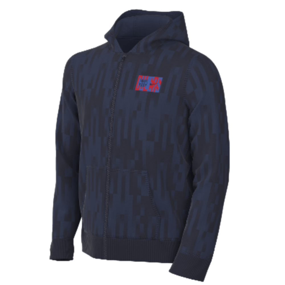 Nike, Nike Barcelona Youth Full Zip Graphic Hoodie