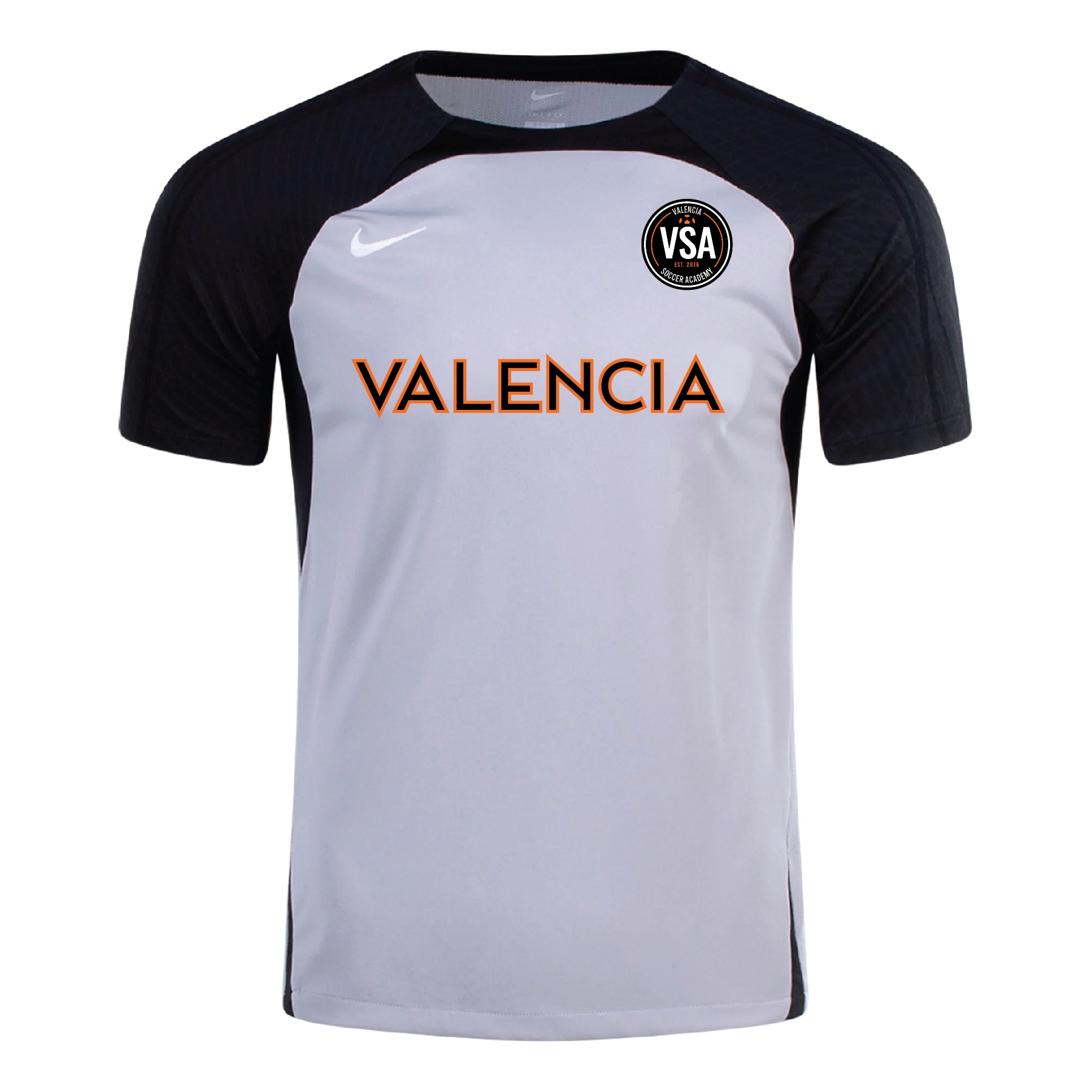 Team Online Ordering, Valencia Nike Strike III Match Field Player Jersey Grey