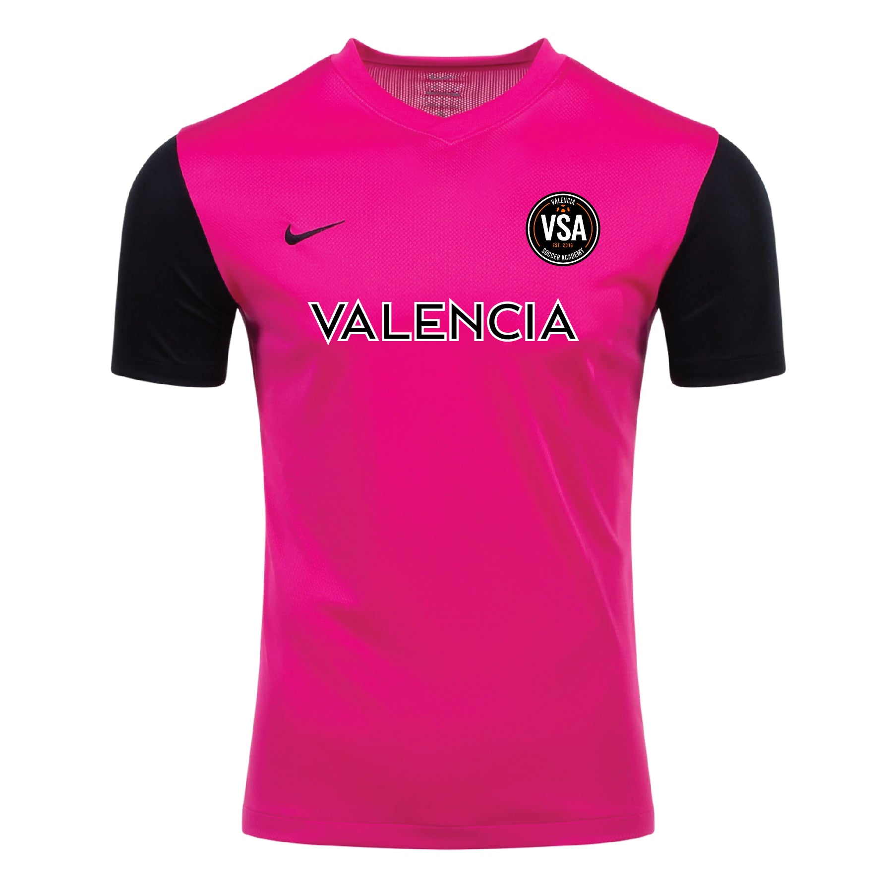 Team Online Ordering, Valencia Nike Tiempo Premier II Goalkeeper Jersey Pink/Black