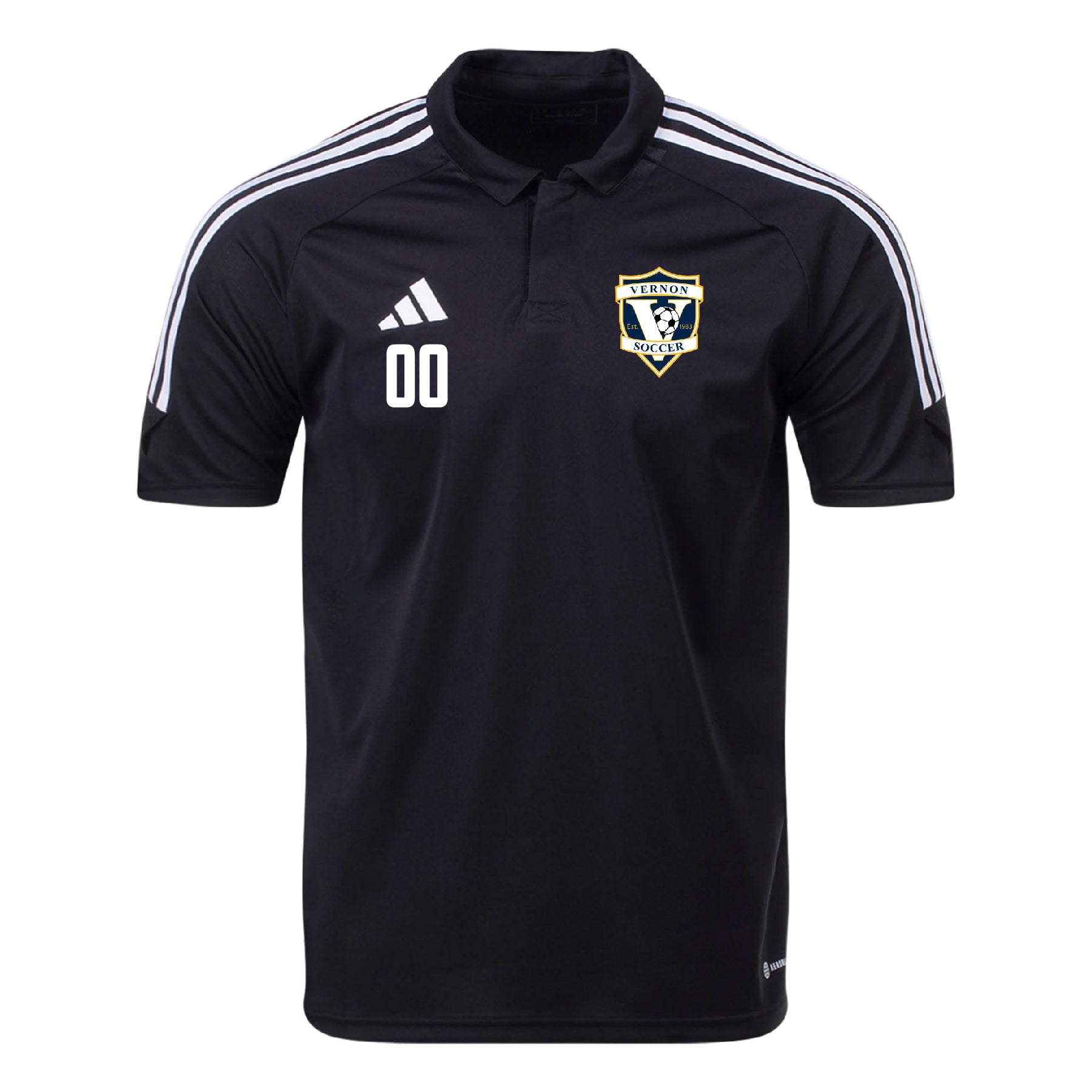 Team Online Ordering, Vernon adidas FAN Tiro 23 Polo Black