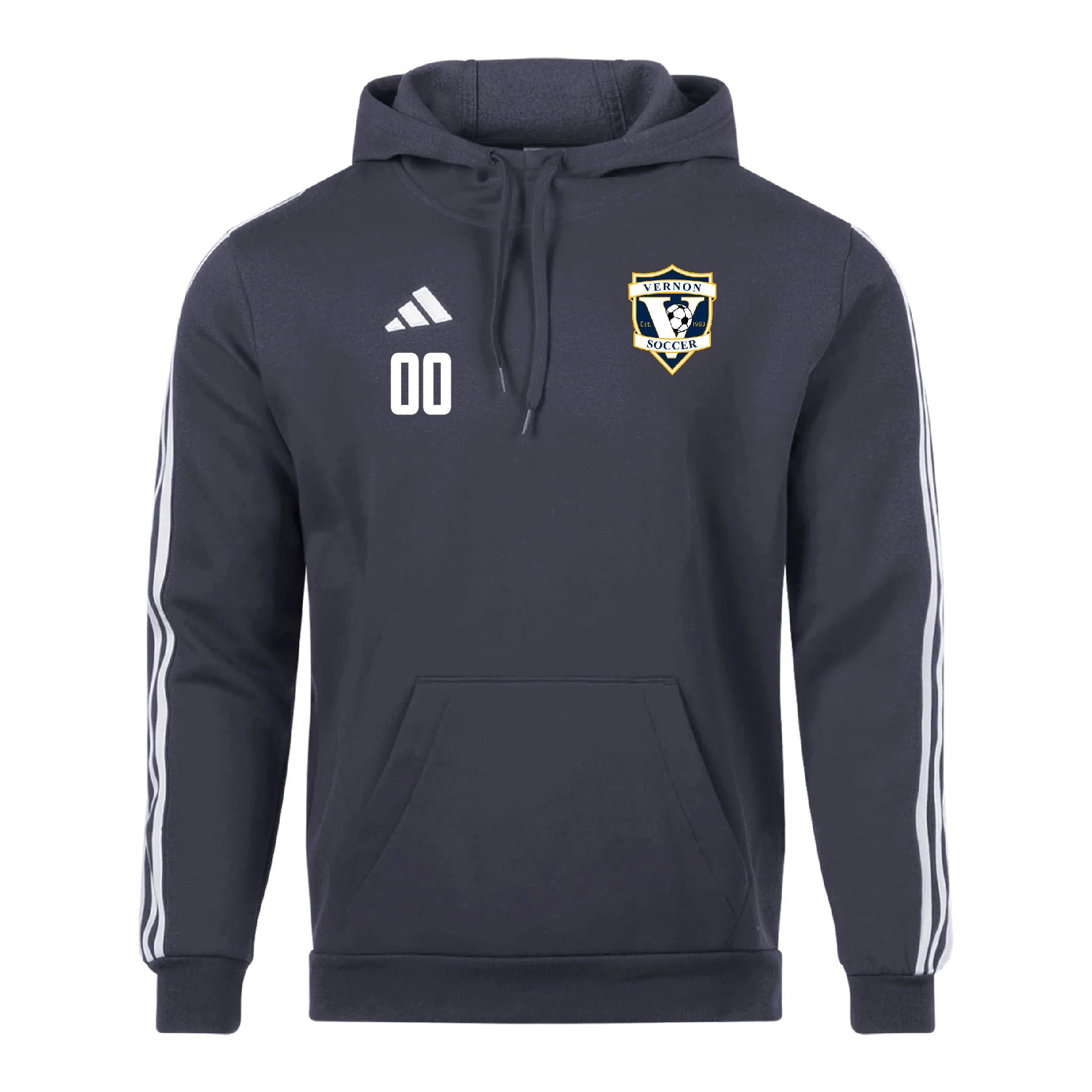 Team Online Ordering, Vernon adidas Tiro 23 League Hoodie Grey