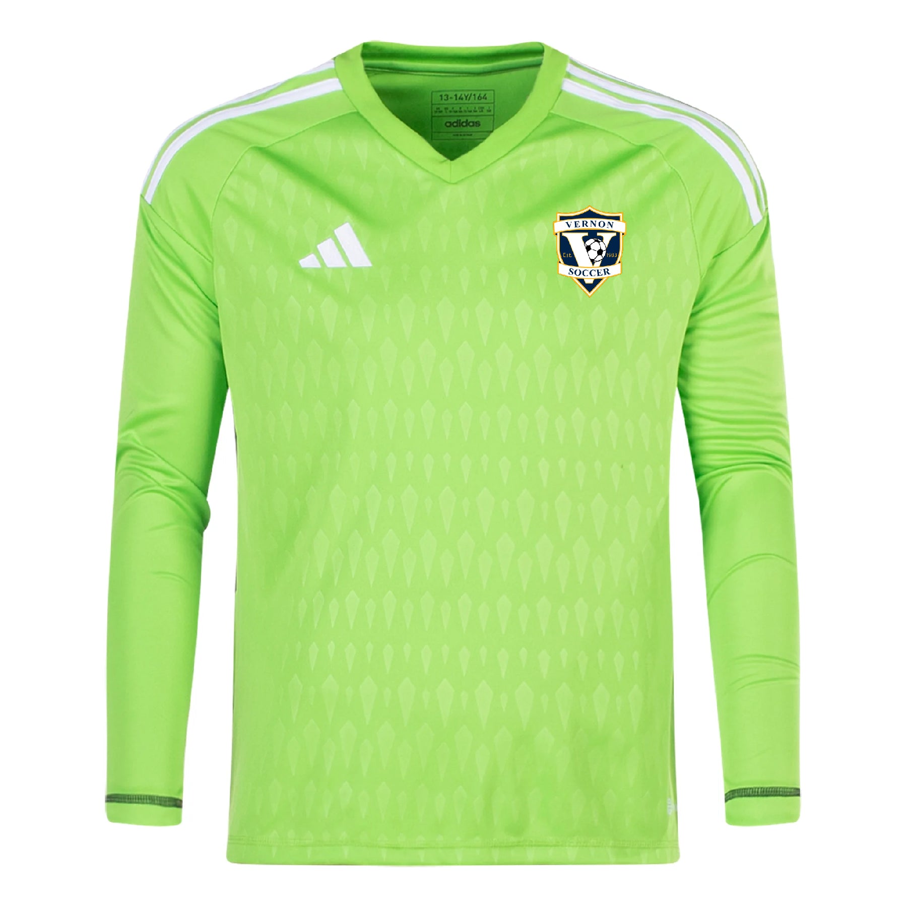 Team Online Ordering, Vernon adidas Tiro 23 Long Sleeve Goalkeeper Match Jersey Green