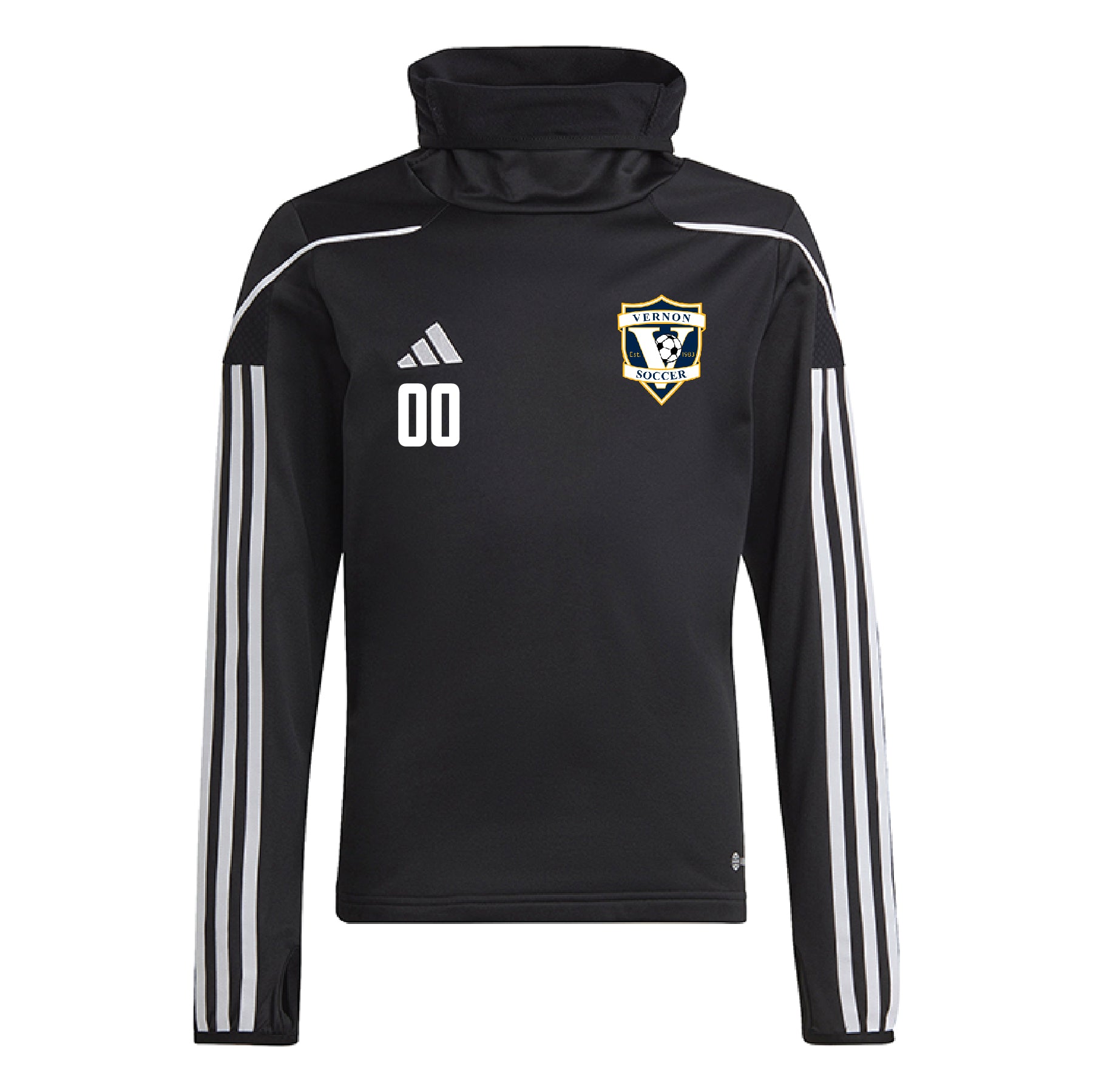 Team Online Ordering, Vernon adidas Tiro 23 Warm Top Black