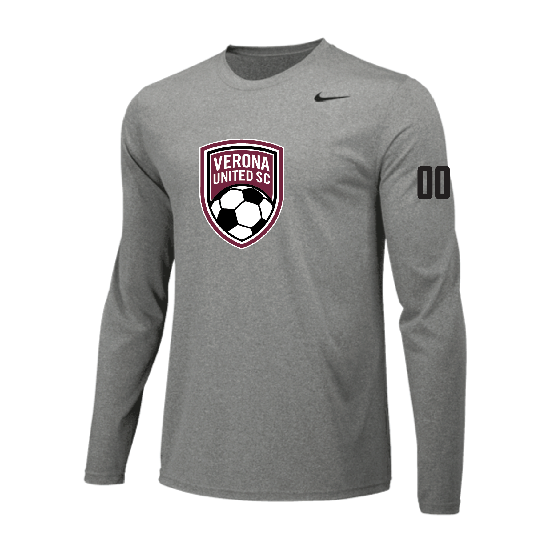 Team Online Ordering, Verona (Logo) Nike Legend LS Shirt Grey