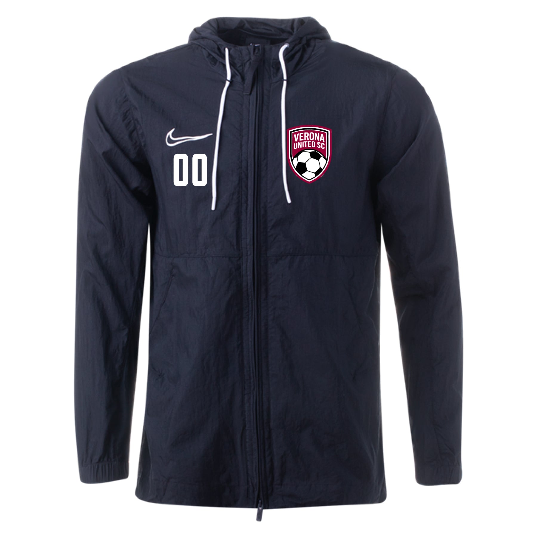 Team Online Ordering, Verona Nike Academy 19 Rain Jacket - Black