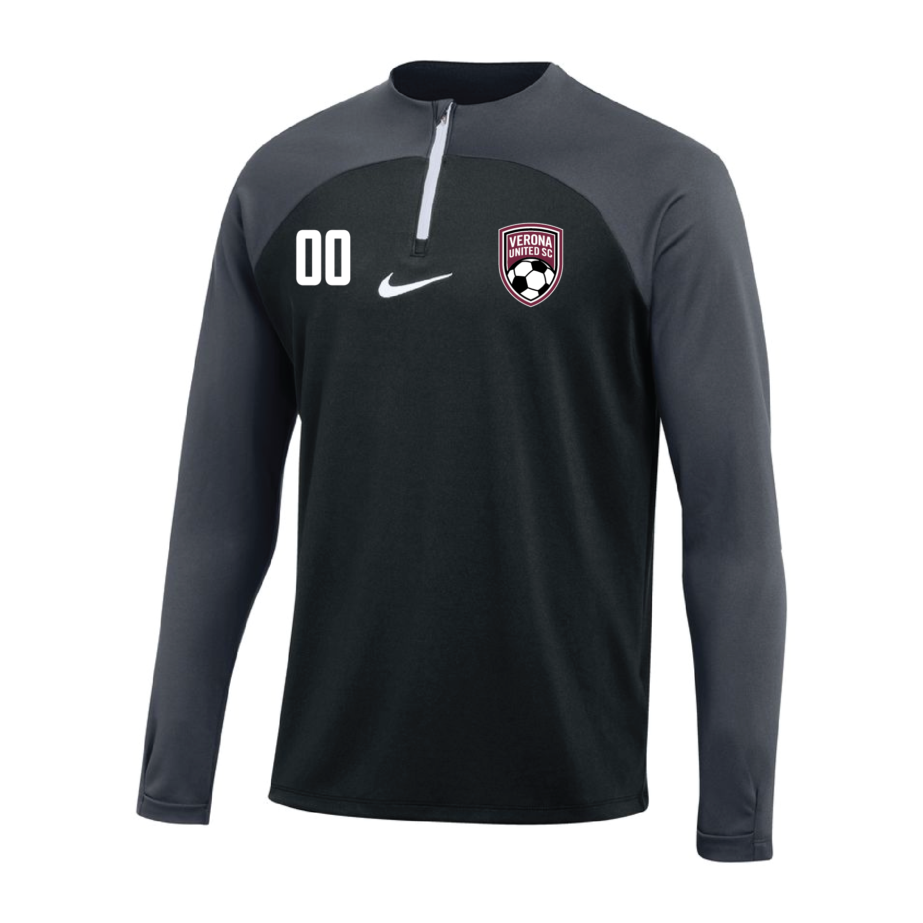 Team Online Ordering, Verona Nike Academy Pro Drill Top Black/Grey