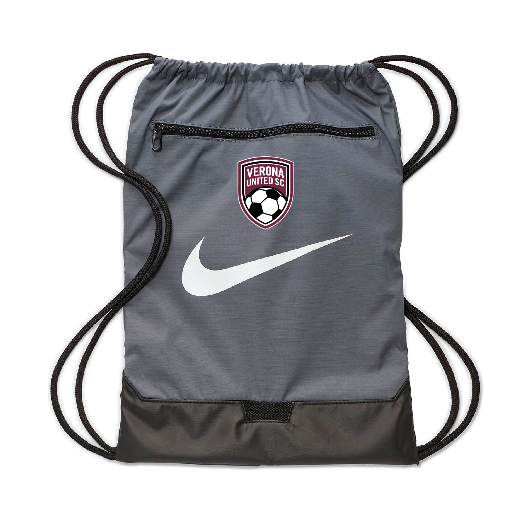 Team Online Ordering, Verona Nike Brasilia String Bag Grey