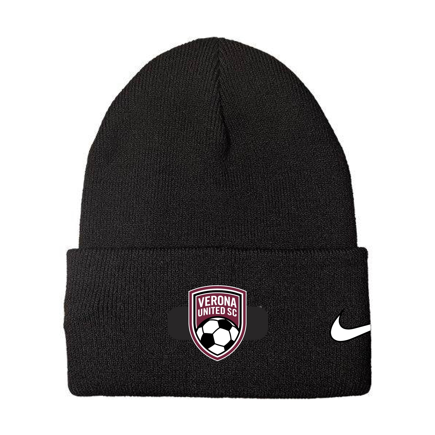 Team Online Ordering, Verona Nike Knit Cuff Beanie - Black