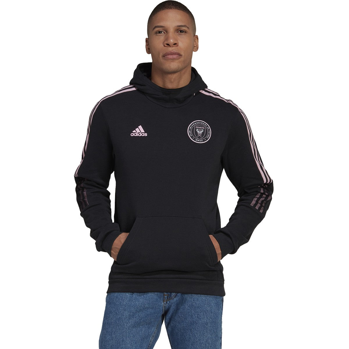 Retail, adidas 2021-22 Inter Miami CF Hooded Sweatshirt - MENS