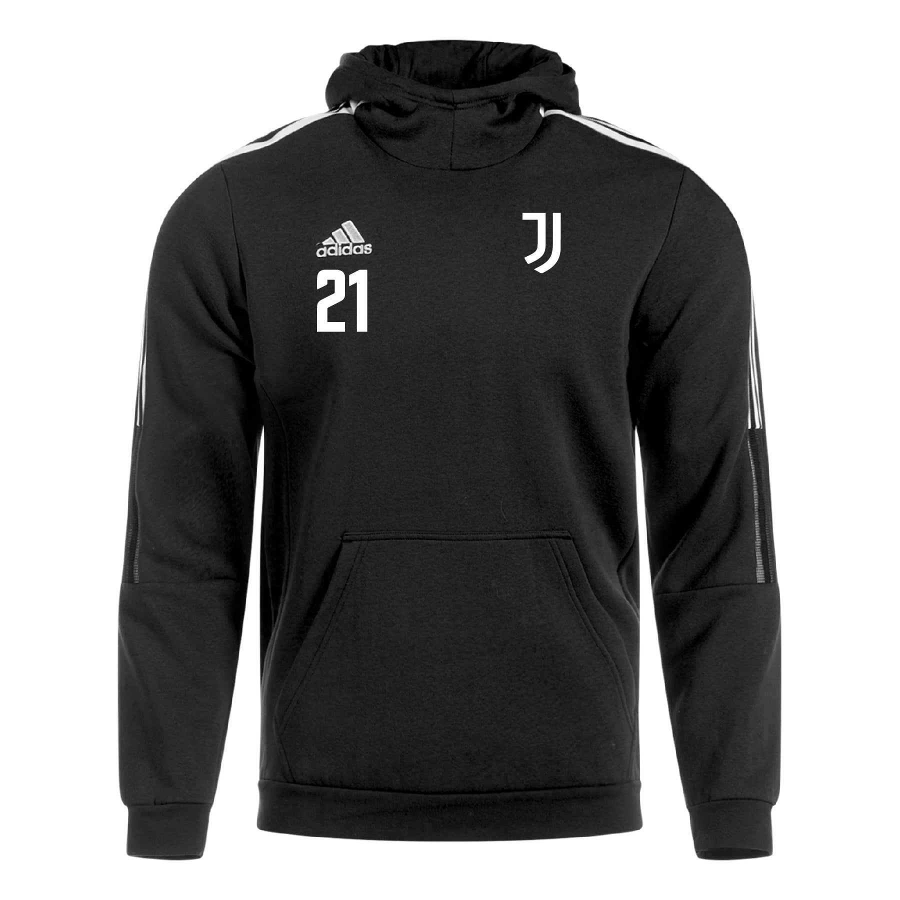 Team Online Ordering, adidas Juventus Academy Black Tiro 21 Hooded Sweatshirt