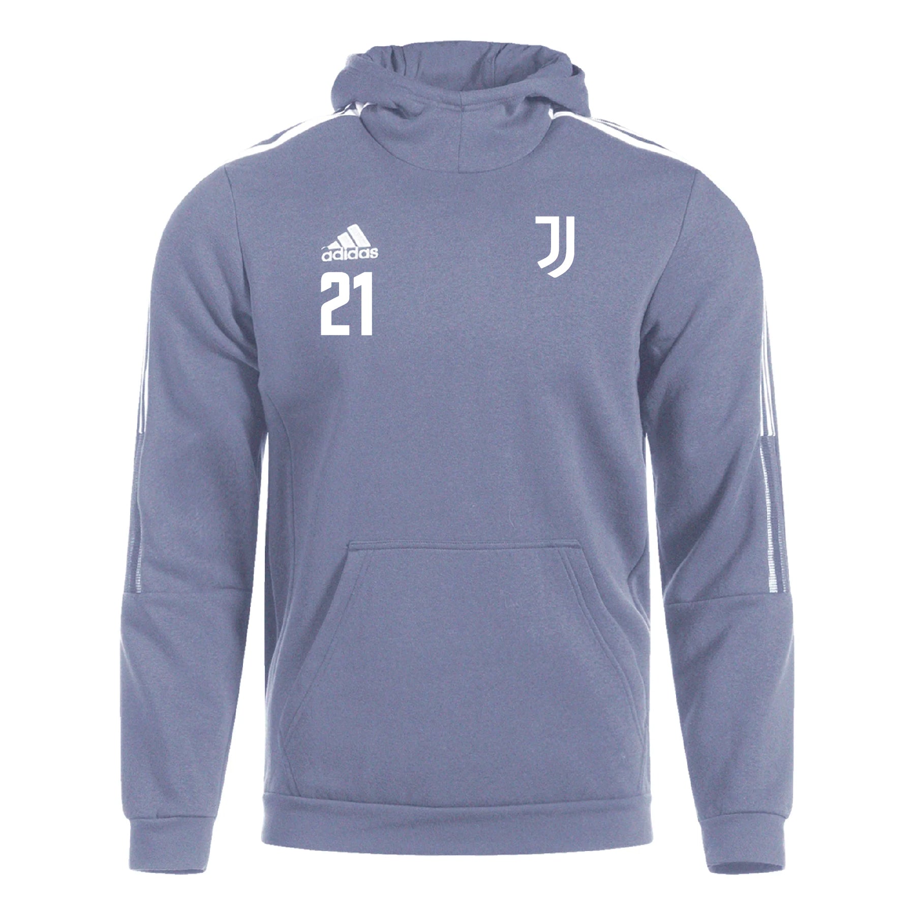 Team Online Ordering, adidas Juventus Academy Grey Tiro 21 Hooded Sweatshirt