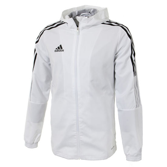 Retail, adidas Tiro 21 WOMEN'S Windbreaker Jacket - White/Black