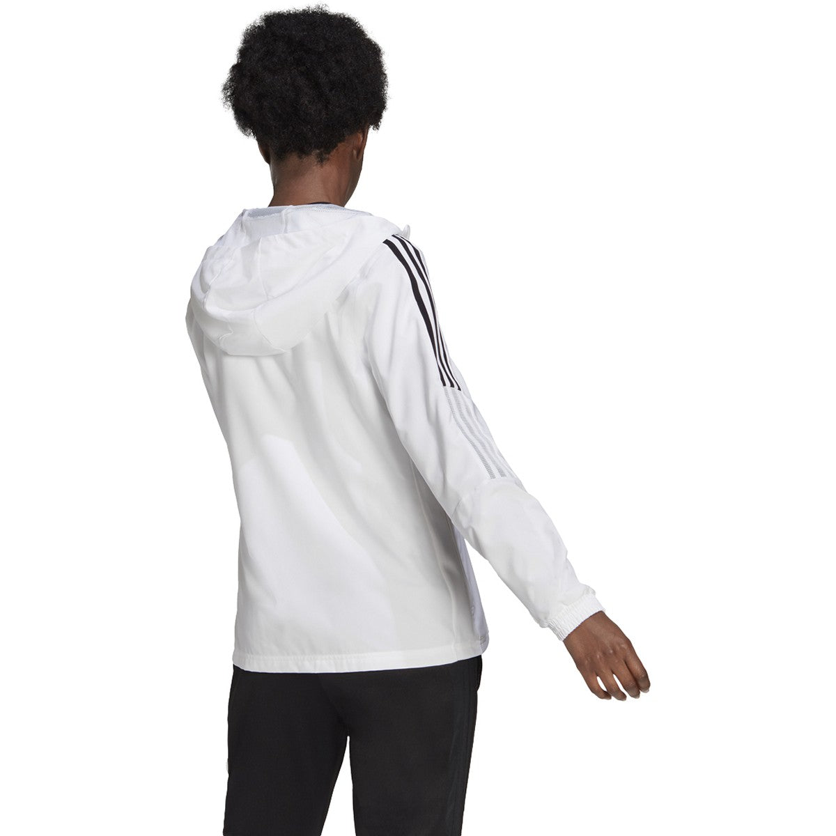 Retail, adidas Tiro 21 WOMEN'S Windbreaker Jacket - White/Black