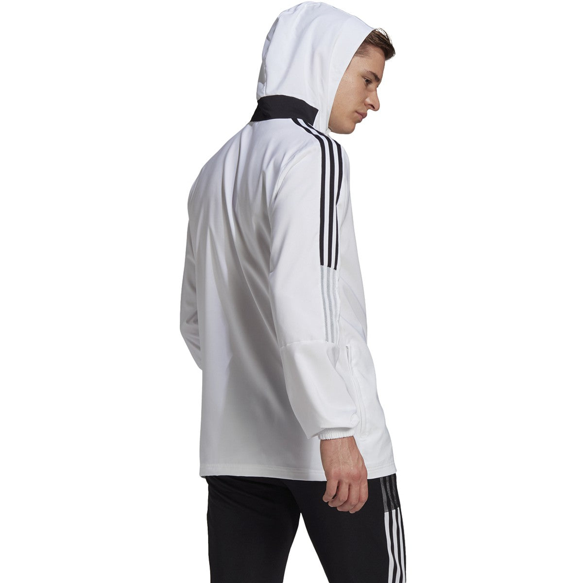 Retail, adidas Tiro 21 Windbreaker - White/Black